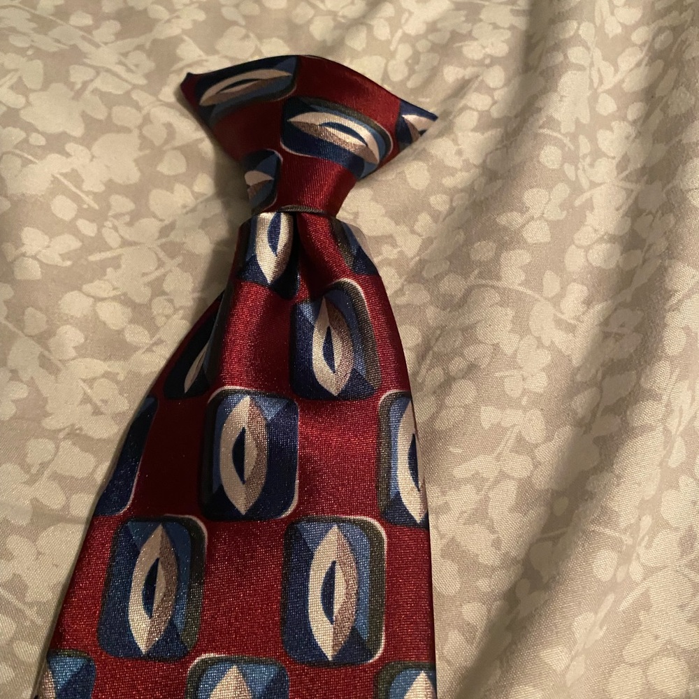 Mens clip on tie